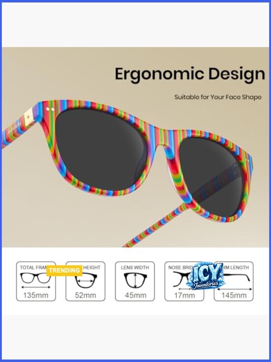 Polarized Cat Eye Sunglasses UV 400 Acetate Frame Small Face Fit main image 3